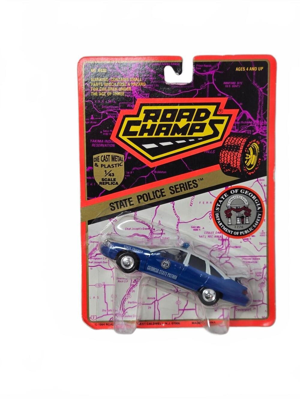 1994 Road Champs Die Cast Chevy Caprice Georgia State Patrol NIP